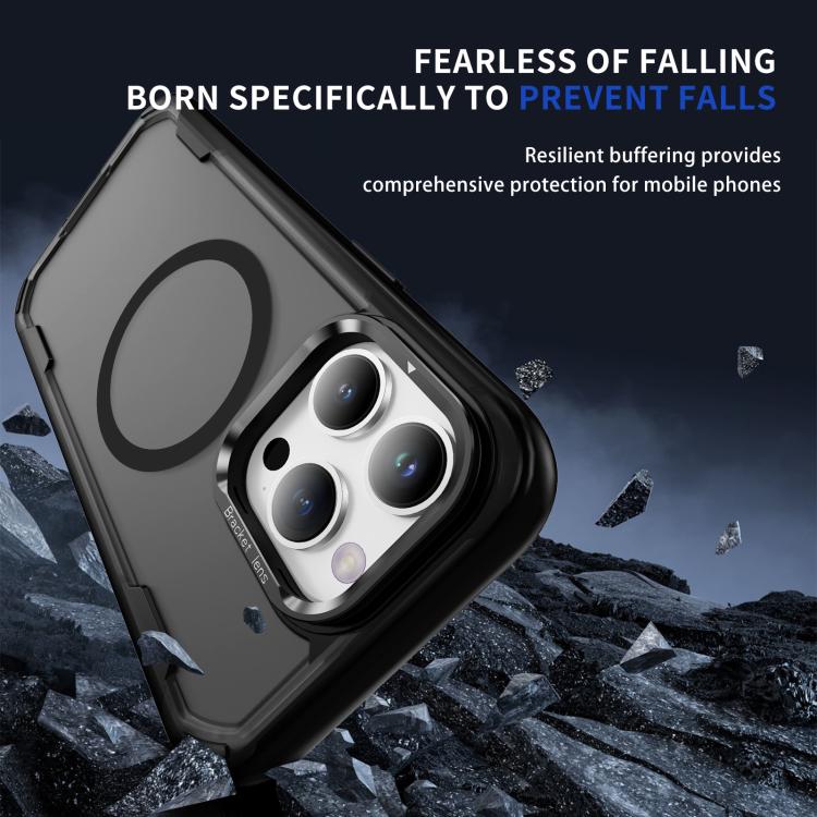 For iPhone 15 Pro Defend 3 in 1 Rugged MagSafe Magnetic Holder Phone Case