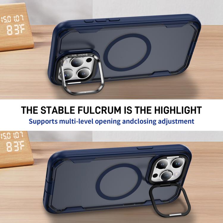 For iPhone 15 Pro Defend 3 in 1 Rugged MagSafe Magnetic Holder Phone Case