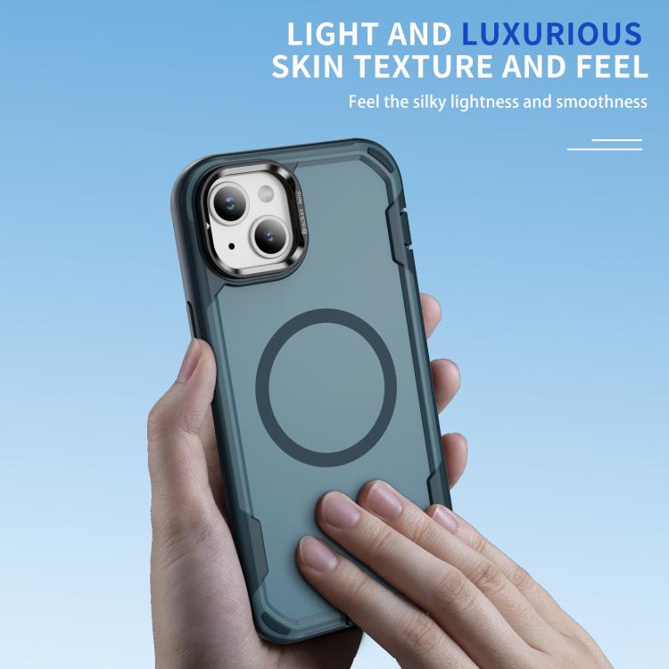 For iPhone 15 Defend 3 in 1 Rugged MagSafe Magnetic Holder Phone Case