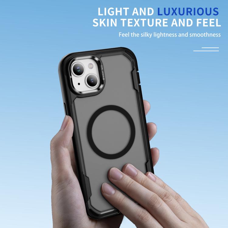 For iPhone 15 Defend 3 in 1 Rugged MagSafe Magnetic Holder Phone Case