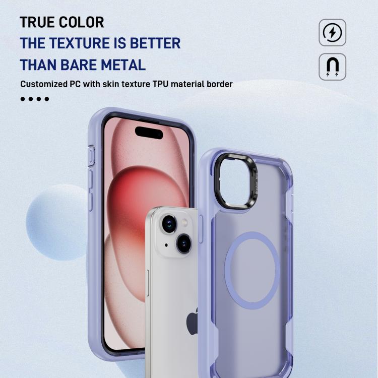 For iPhone 15 Defend 3 in 1 Rugged MagSafe Magnetic Holder Phone Case
