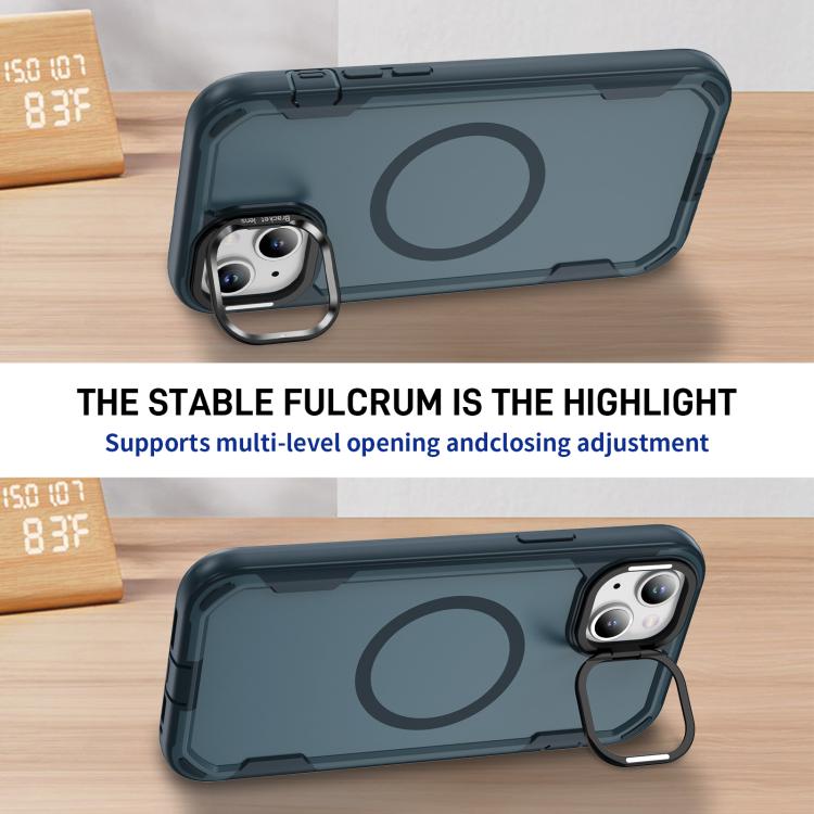 For iPhone 14 Defend 3 in 1 Rugged MagSafe Magnetic Holder Phone Case
