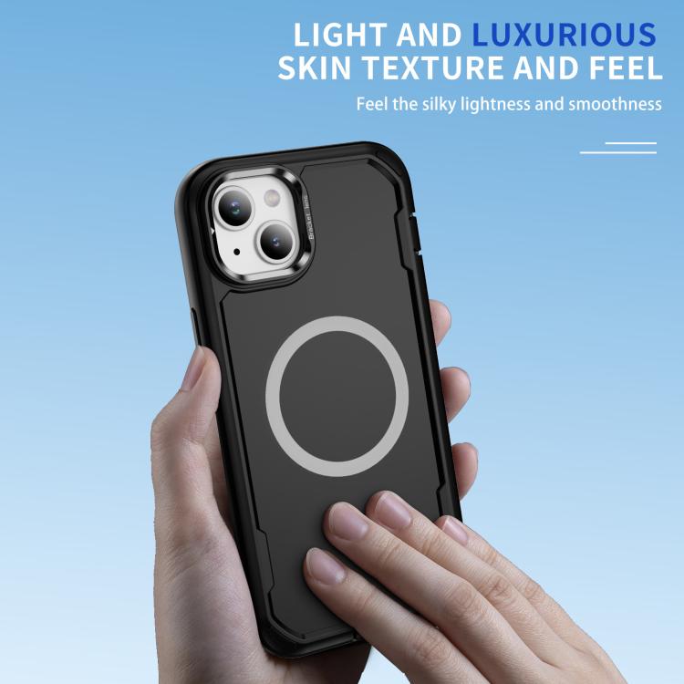 For iPhone 14 Defend 3 in 1 Rugged MagSafe Magnetic Holder Phone Case
