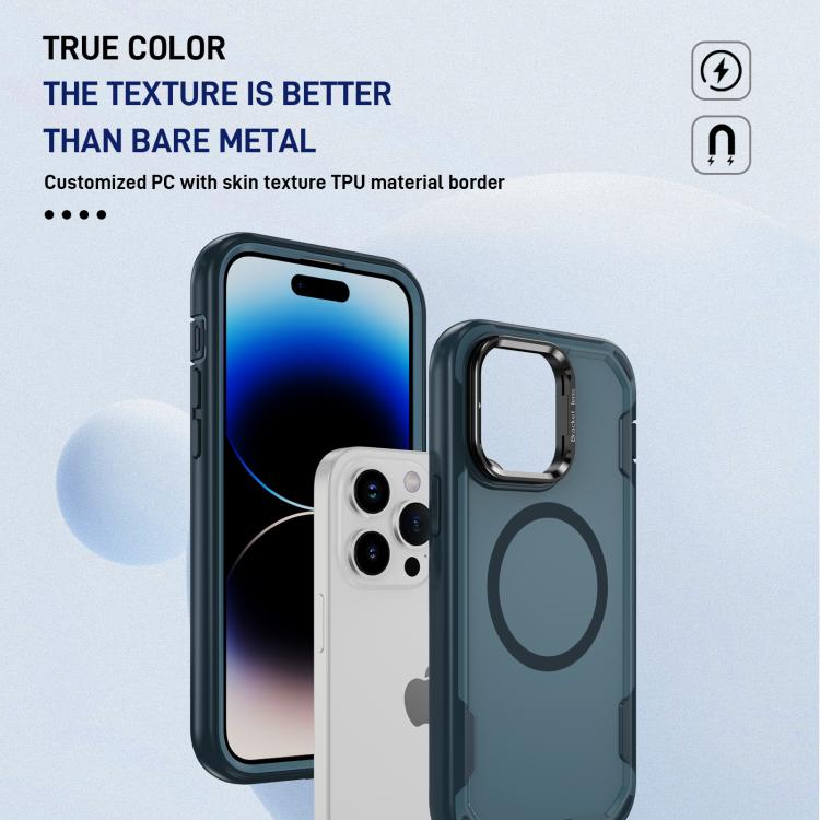 For iPhone 14 Pro Defend 3 in 1 Rugged MagSafe Magnetic Holder Phone Case