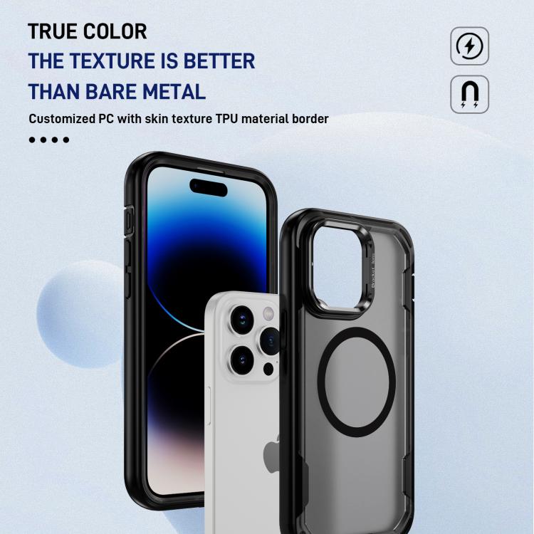 For iPhone 14 Pro Defend 3 in 1 Rugged MagSafe Magnetic Holder Phone Case