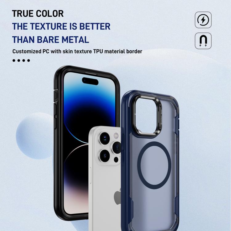 For iPhone 14 Pro Defend 3 in 1 Rugged MagSafe Magnetic Holder Phone Case