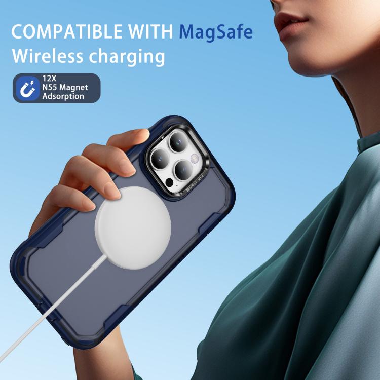 For iPhone 14 Pro Defend 3 in 1 Rugged MagSafe Magnetic Holder Phone Case