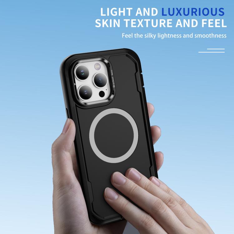 For iPhone 14 Pro Max Defend 3 in 1 Rugged MagSafe Magnetic Holder Phone Case