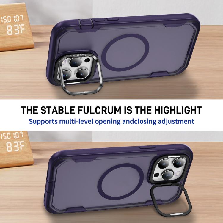 For iPhone 13 Pro Max Defend 3 in 1 Rugged MagSafe Magnetic Holder Phone Case