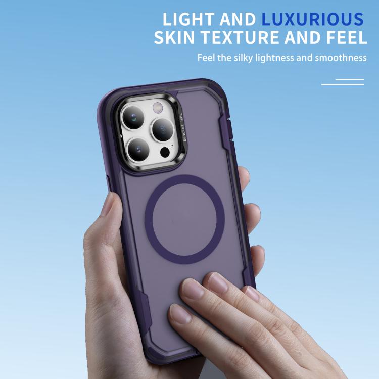 For iPhone 13 Pro Max Defend 3 in 1 Rugged MagSafe Magnetic Holder Phone Case