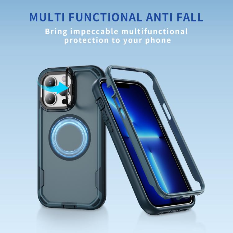 For iPhone 13 Pro Defend 3 in 1 Rugged MagSafe Magnetic Holder Phone Case