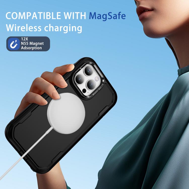 For iPhone 13 Pro Defend 3 in 1 Rugged MagSafe Magnetic Holder Phone Case