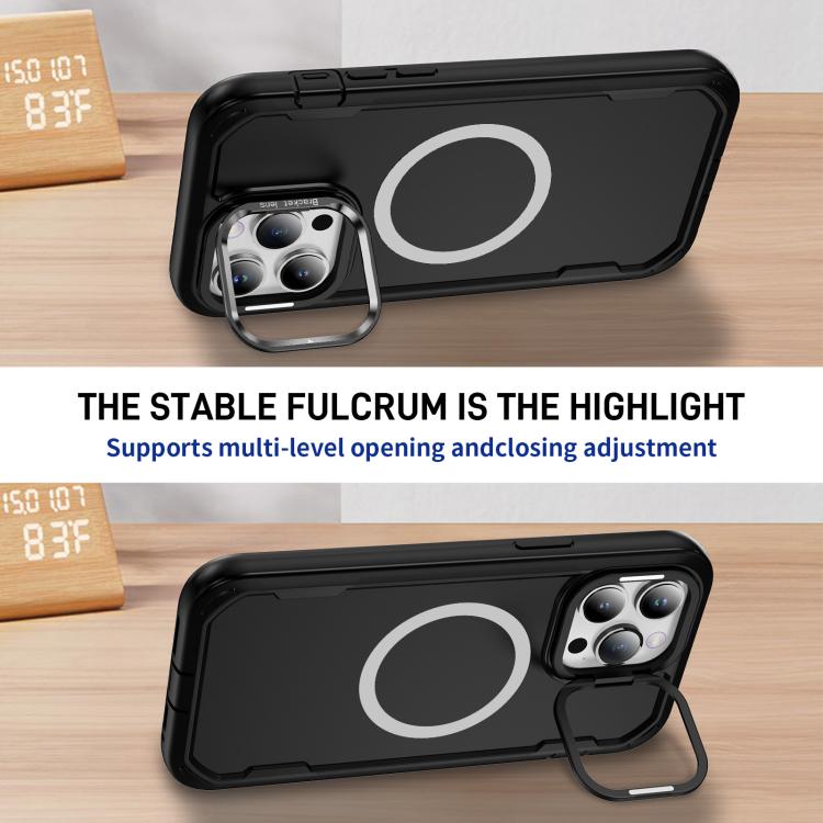 For iPhone 13 Pro Defend 3 in 1 Rugged MagSafe Magnetic Holder Phone Case