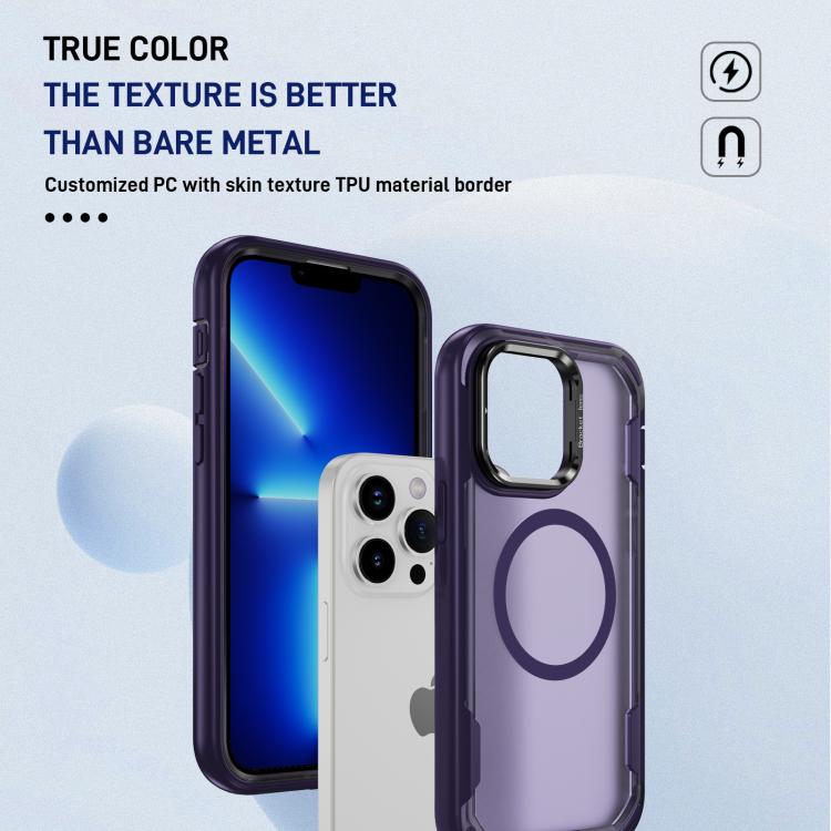 For iPhone 13 Pro Defend 3 in 1 Rugged MagSafe Magnetic Holder Phone Case