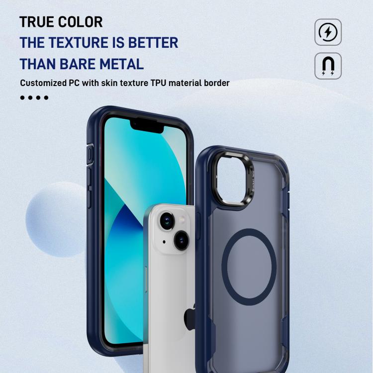 For iPhone 13 Defend 3 in 1 Rugged MagSafe Magnetic Holder Phone Case
