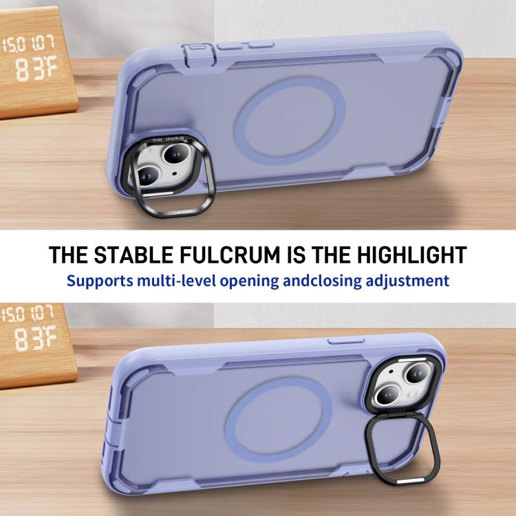 For iPhone 13 Defend 3 in 1 Rugged MagSafe Magnetic Holder Phone Case