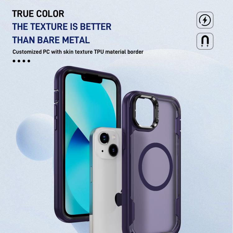 For iPhone 13 Defend 3 in 1 Rugged MagSafe Magnetic Holder Phone Case