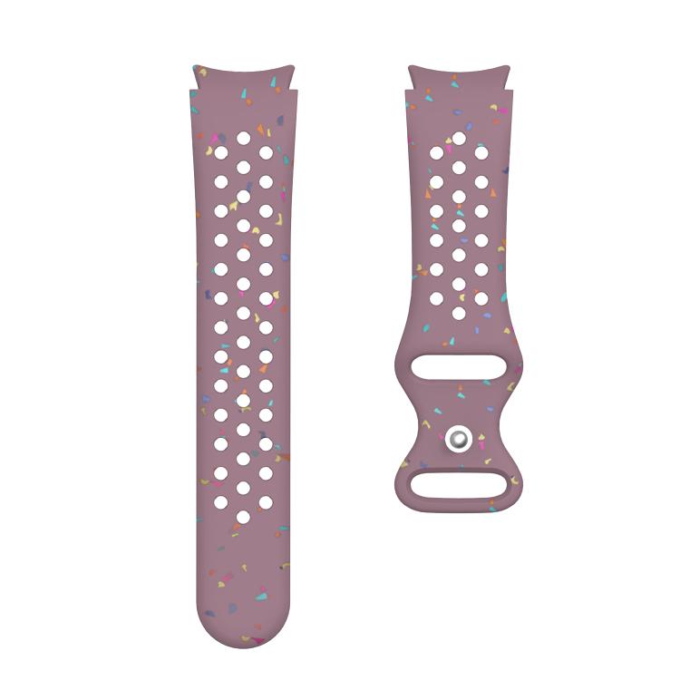 For Samsung Galaxy Watch 7 40 / 44mm Eco-Friendly Granular Colorful Dots Silicone Watch Band