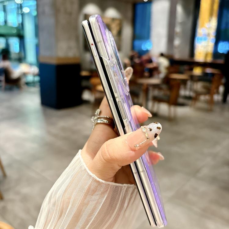 For vivo X Fold3 Pro Magnetic Axis Pearlescent Shell Texture MagSafe Phone Case