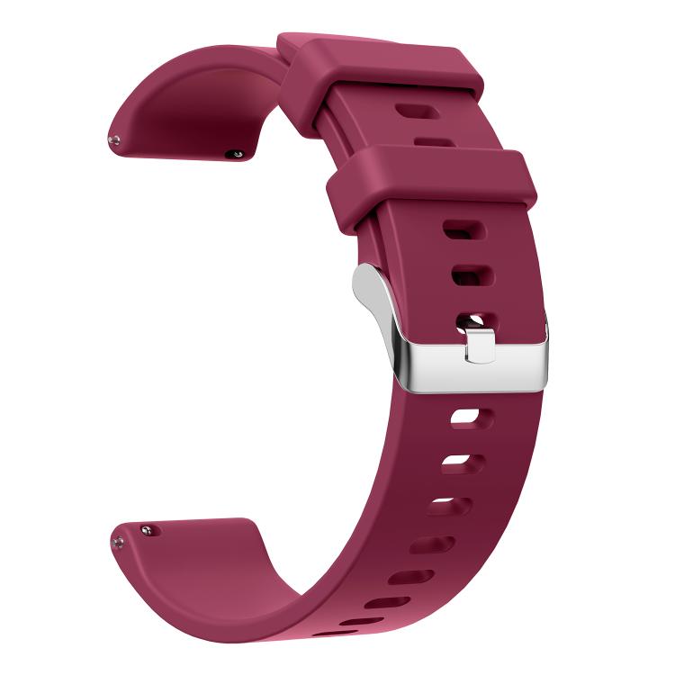 20mm Glossy Silicone Watch Band