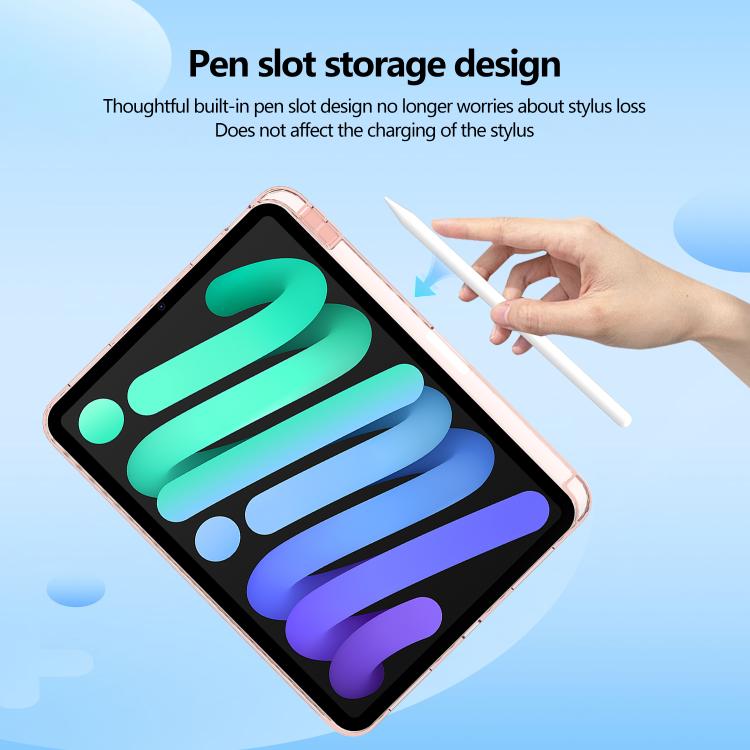 For iPad 2025 / 2022 Mirror Acrylic Single Back Tablet Case with Pen Slot