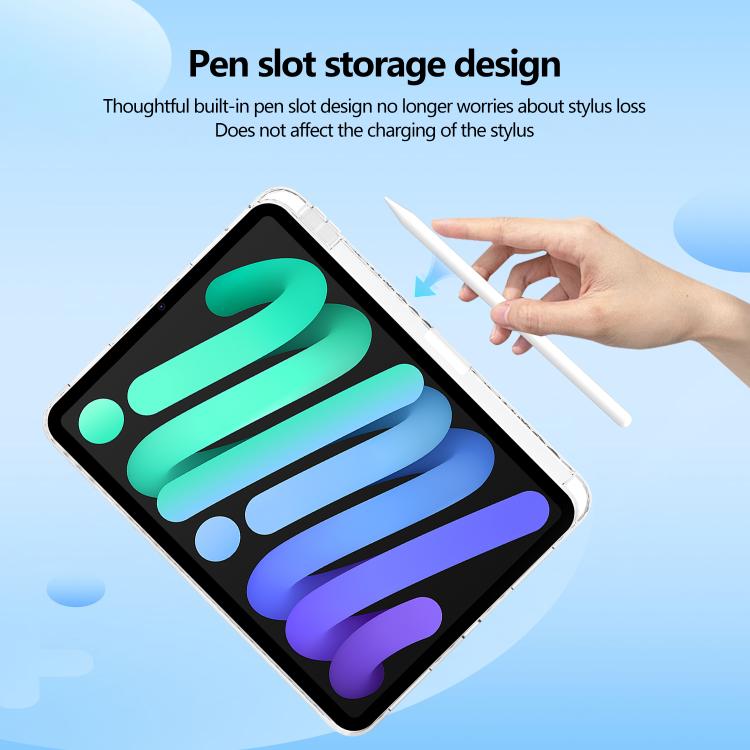 For iPad 2025 / 2022 Mirror Acrylic Single Back Tablet Case with Pen Slot