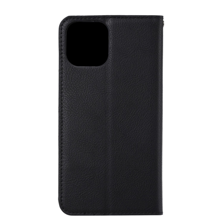 For iPhone 12 mini Magnetic Horizontal Flip Leather Case with Holder & Card Slots & Wallet