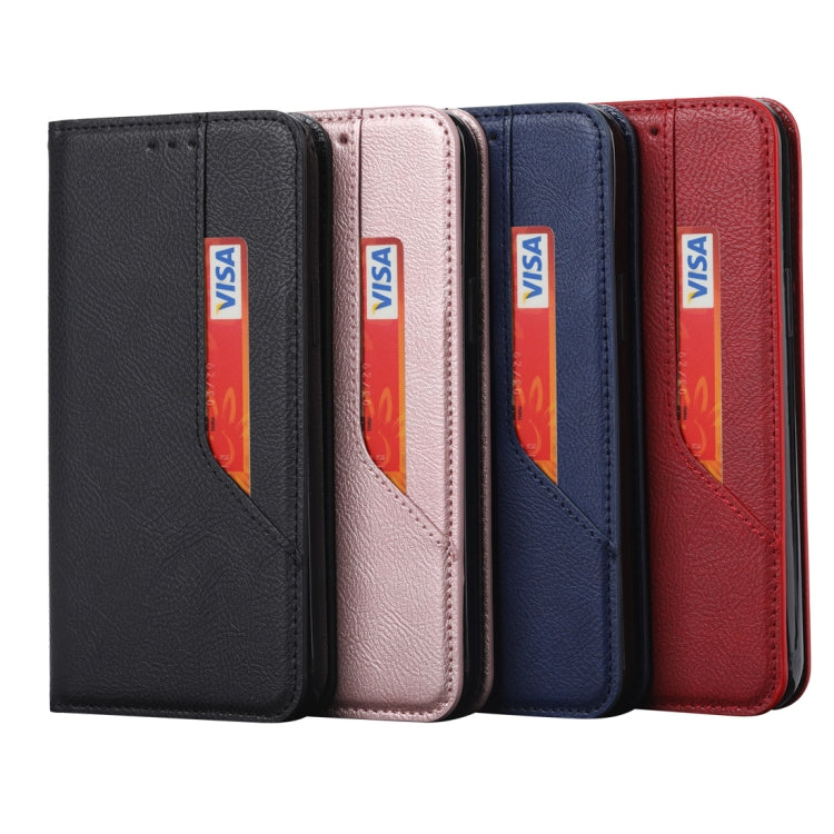 For iPhone 12 mini Magnetic Horizontal Flip Leather Case with Holder & Card Slots & Wallet