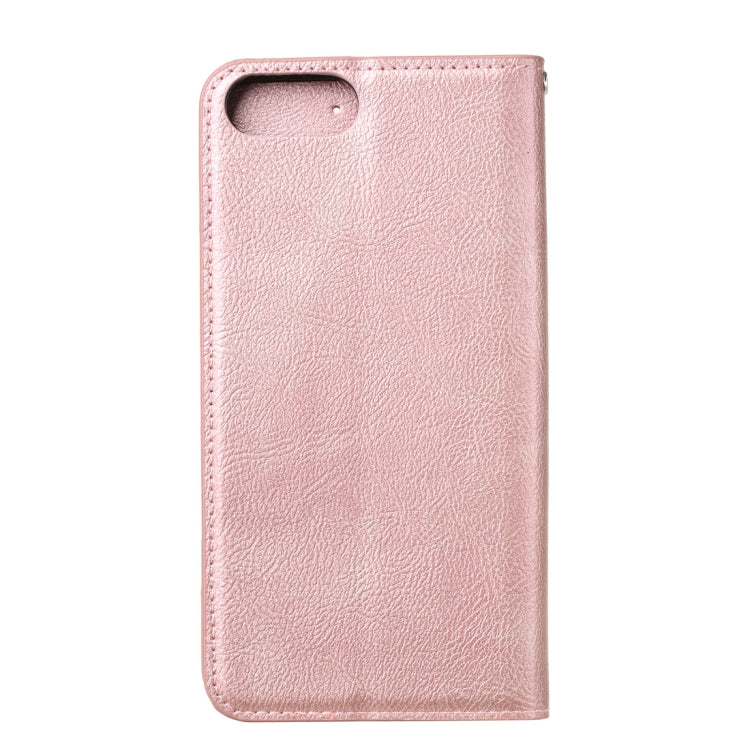For iPhone 8 Plus / 7 Plus / 6 Plus Magnetic Horizontal Flip Leather Case with Holder & Card Slots & Wallet