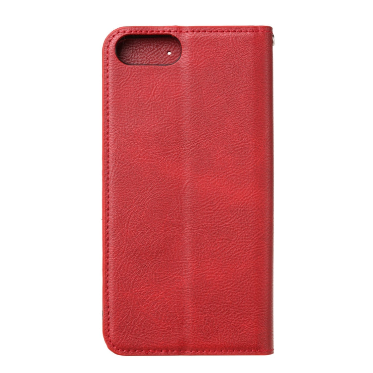 For iPhone 8 Plus / 7 Plus / 6 Plus Magnetic Horizontal Flip Leather Case with Holder & Card Slots & Wallet