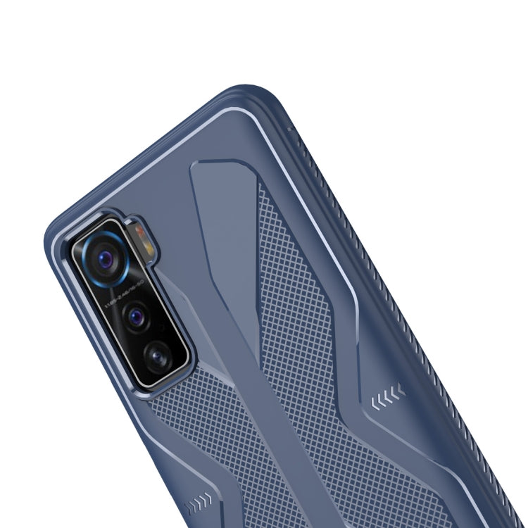 For vivo iQOO 5 Butterfly Shadow Shockproof Rubber TPU Protective Case