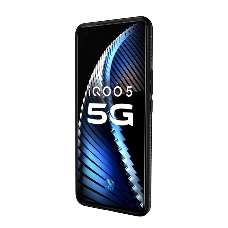 For vivo iQOO 5 Pro Butterfly Shadow Shockproof Rubber TPU Protective Case