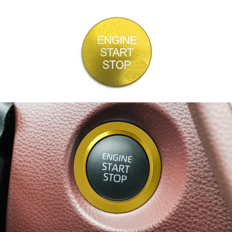 For Toyota Corolla Cross / Yaris Car One-key Start Engine Key Ignition Switch Decorative Ring Cover, Style:Gasoline Version