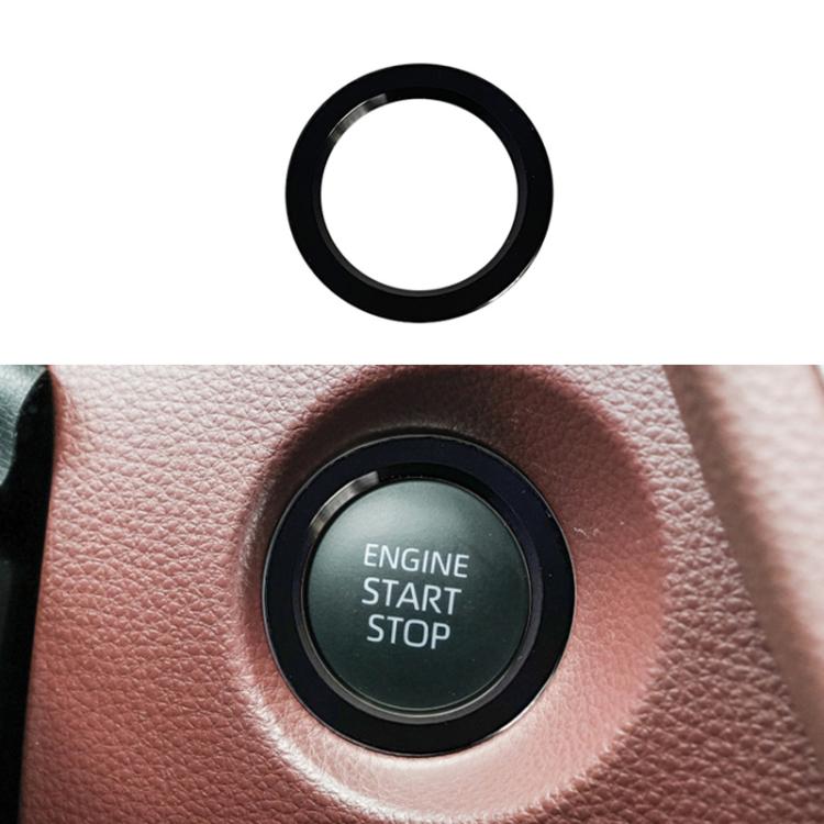 For Toyota Corolla Cross / Yaris Car One-key Start Engine Key Ignition Switch Decorative Ring Cover, Style:Outer Ring