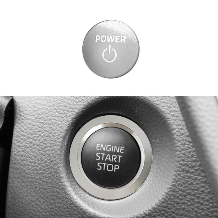 For Toyota Corolla Cross / Yaris Car One-key Start Engine Key Ignition Switch Decorative Ring Cover, Style:Hybrid Version