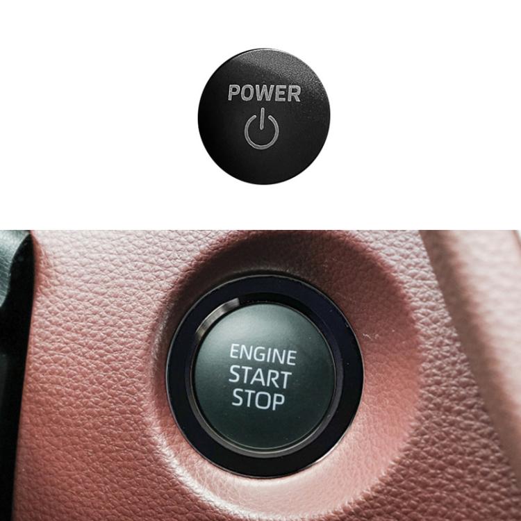 For Toyota Corolla Cross / Yaris Car One-key Start Engine Key Ignition Switch Decorative Ring Cover, Style:Hybrid Version