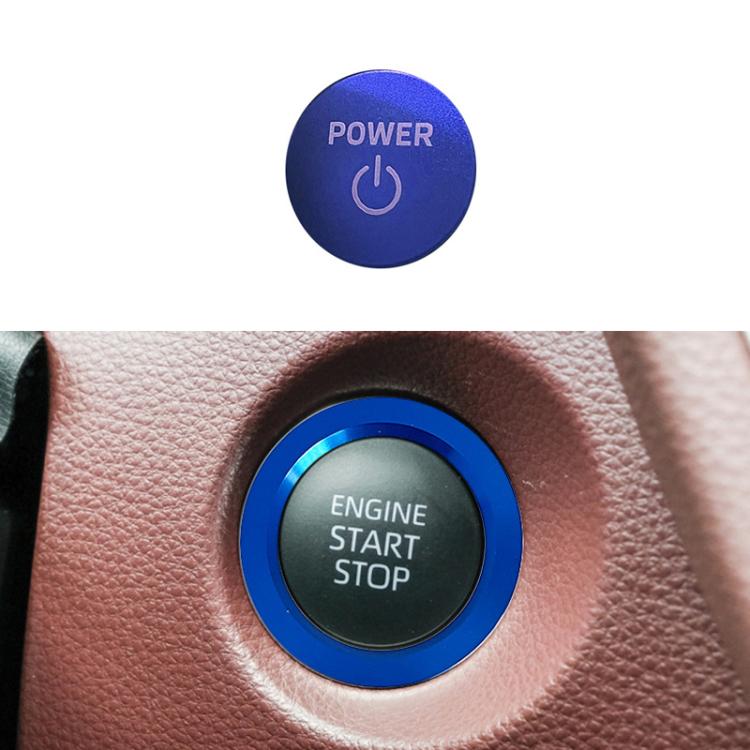 For Toyota Corolla Cross / Yaris Car One-key Start Engine Key Ignition Switch Decorative Ring Cover, Style:Hybrid Version