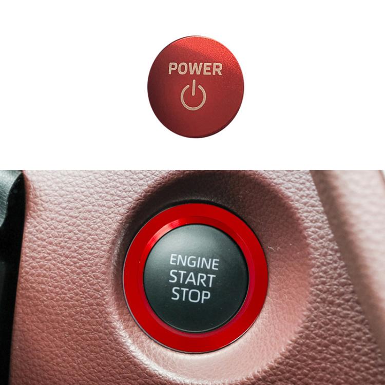 For Toyota Corolla Cross / Yaris Car One-key Start Engine Key Ignition Switch Decorative Ring Cover, Style:Hybrid Version