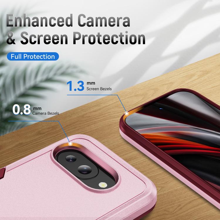 For Google Pixel 9a Pioneer Armor Heavy Duty PC + TPU Phone Case