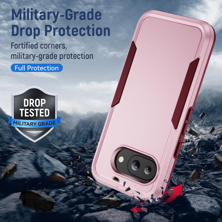 For Google Pixel 9a Pioneer Armor Heavy Duty PC + TPU Phone Case