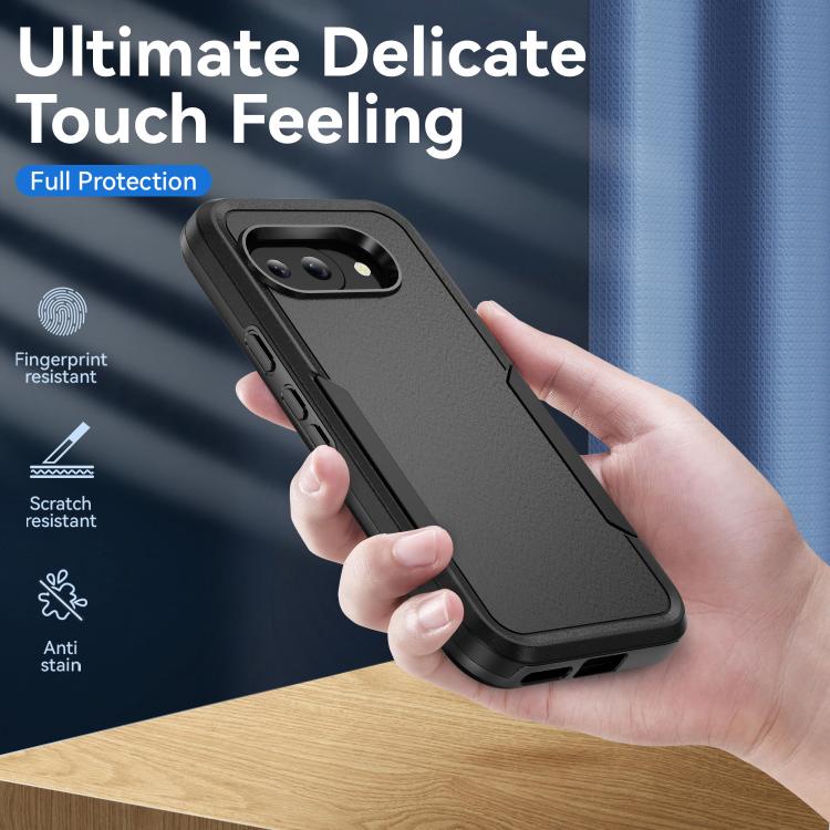 For Google Pixel 9a Pioneer Armor Heavy Duty PC + TPU Phone Case
