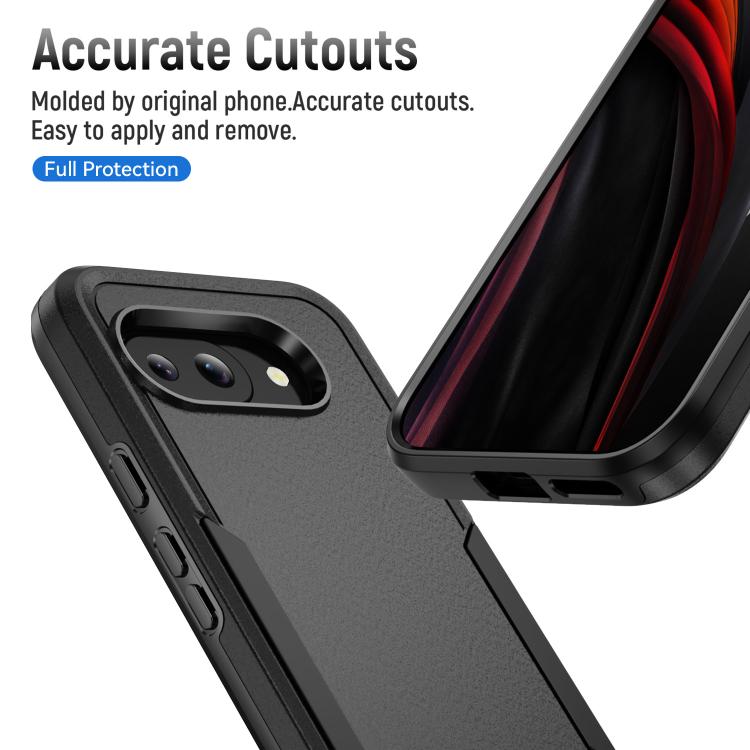 For Google Pixel 9a Pioneer Armor Heavy Duty PC + TPU Phone Case