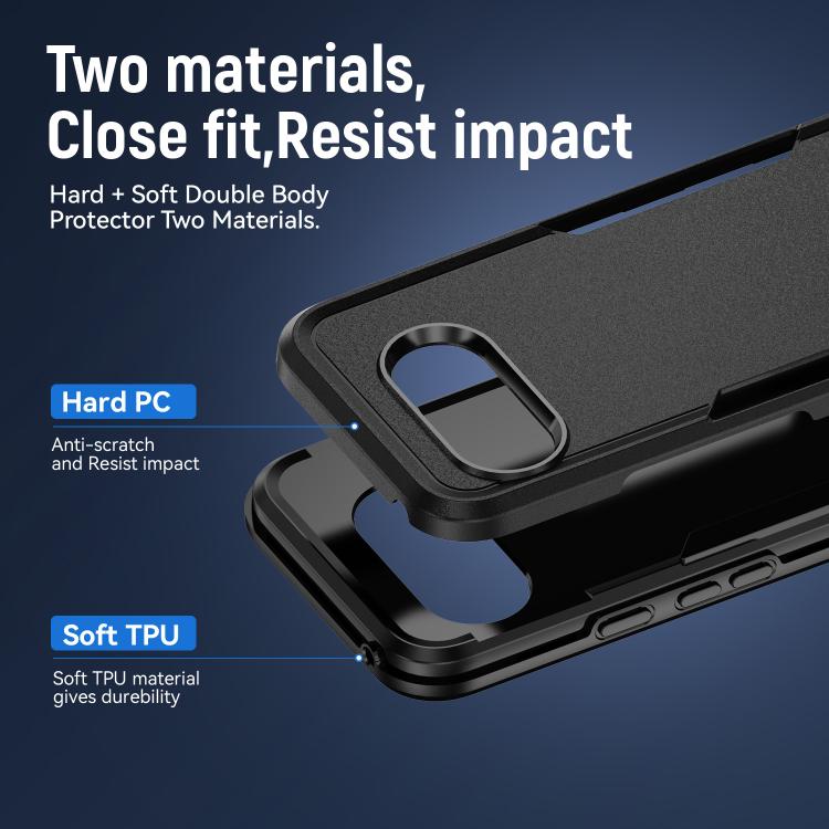 For Google Pixel 9a Pioneer Armor Heavy Duty PC + TPU Phone Case