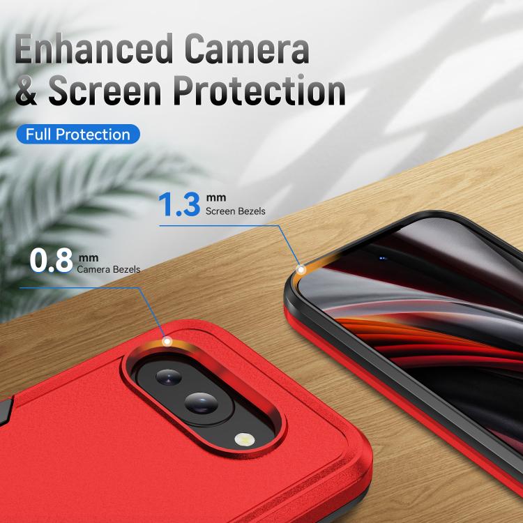 For Google Pixel 9a Pioneer Armor Heavy Duty PC + TPU Phone Case