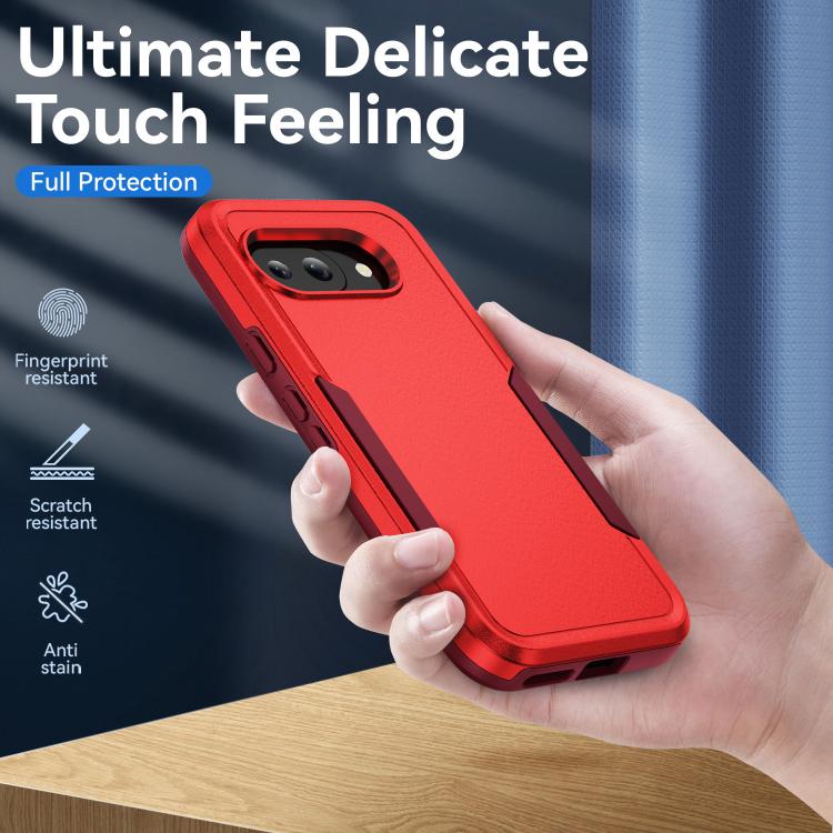 For Google Pixel 9a Pioneer Armor Heavy Duty PC + TPU Phone Case