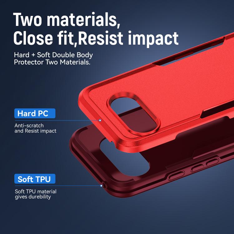 For Google Pixel 9a Pioneer Armor Heavy Duty PC + TPU Phone Case