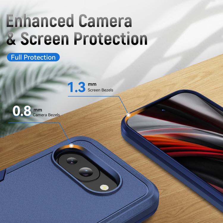 For Google Pixel 9a Pioneer Armor Heavy Duty PC + TPU Phone Case