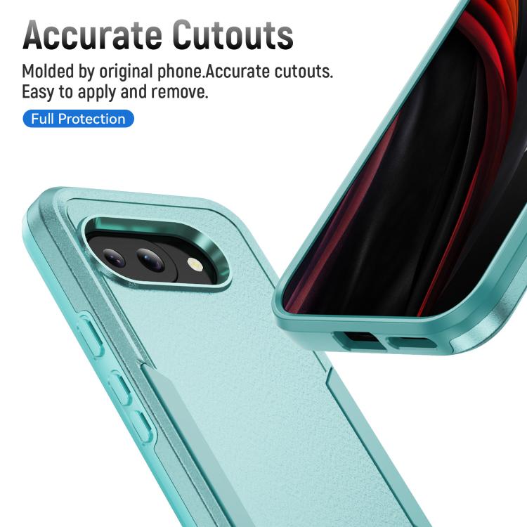 For Google Pixel 9a Pioneer Armor Heavy Duty PC + TPU Phone Case
