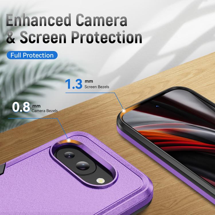 For Google Pixel 9a Pioneer Armor Heavy Duty PC + TPU Phone Case