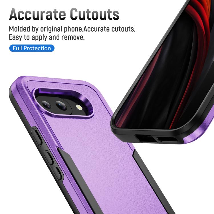 For Google Pixel 9a Pioneer Armor Heavy Duty PC + TPU Phone Case